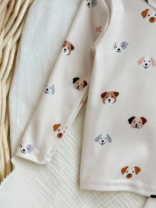 Conjunto de 2 piezas para bebé y niños pequeños, sweater y mono