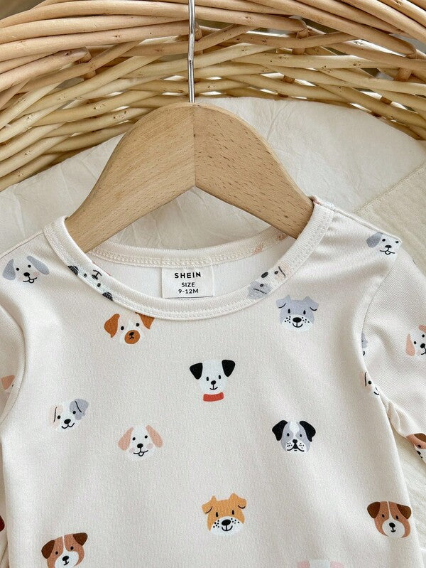 Conjunto de 2 piezas para bebé y niños pequeños, sweater y mono