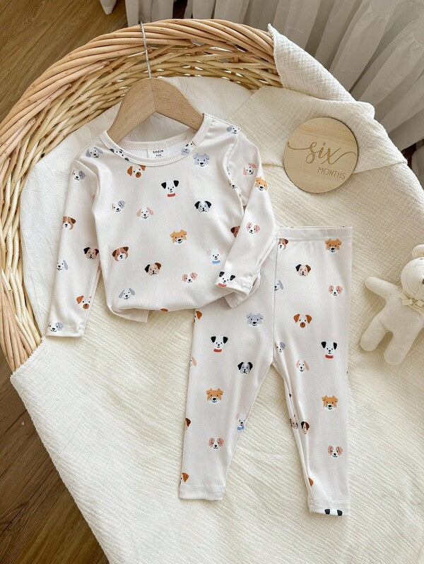 Conjunto de 2 piezas para bebé y niños pequeños, sweater y mono