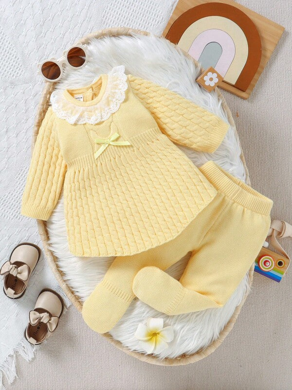 Conjunto de punto de dos piezas para bebé