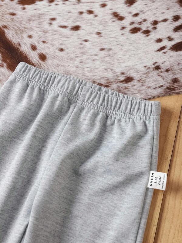 Conjunto de 2 piezas para bebé y niños pequeños, sudadera y joggers