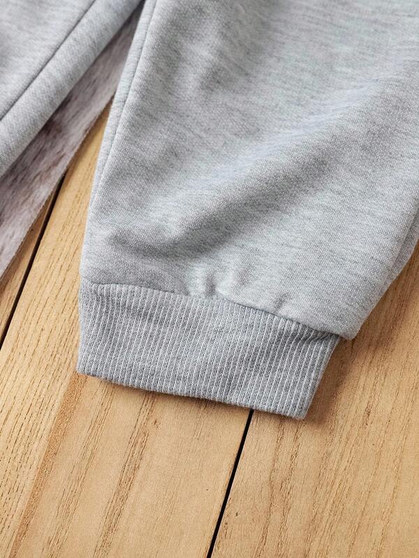 Conjunto de 2 piezas para bebé y niños pequeños, sudadera y joggers
