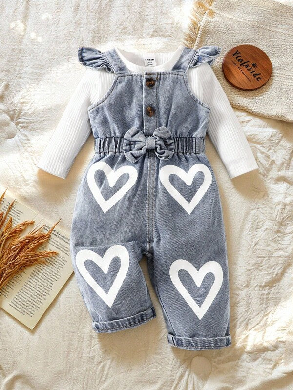 Conjunto de 2 piezas para bebé y niñas pequeñas, sweater y braga