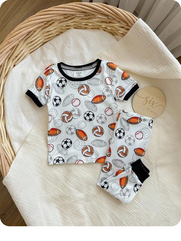 Conjunto de 2 piezas para bebé y niños pequeños, franela y mono