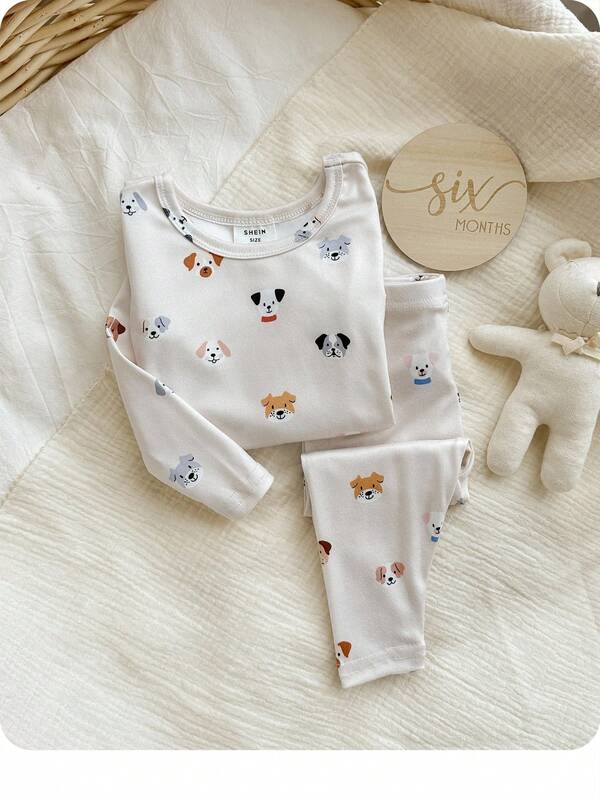 Conjunto de 2 piezas para bebé y niños pequeños, sweater y mono