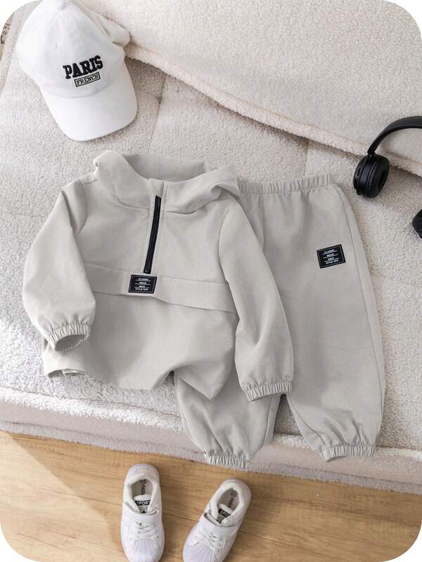 Conjunto de 2 piezas para bebé y niños pequeños, sudadera y joggers