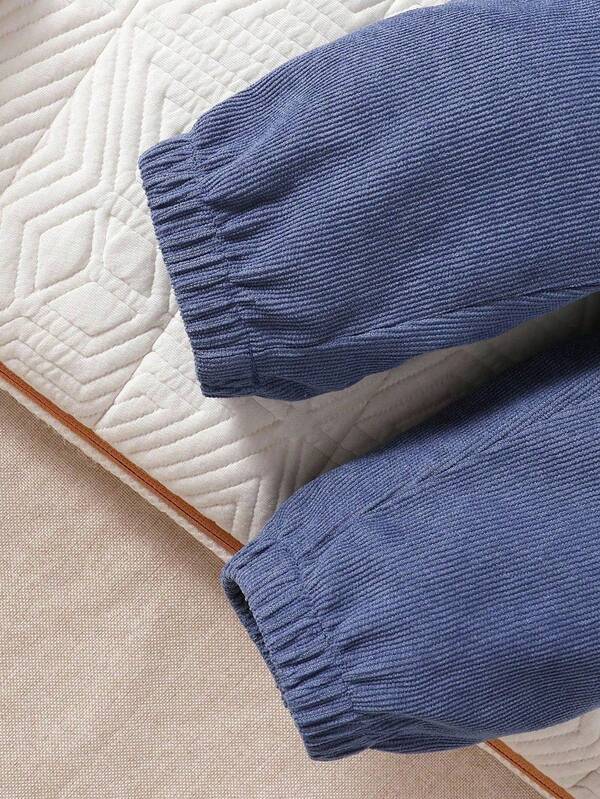 Conjunto de 2 piezas para bebé y niños pequeños, camisa y pantalón