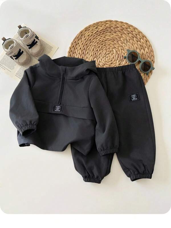 Conjunto de 2 piezas para bebé y niños pequeños, sudadera y joggers