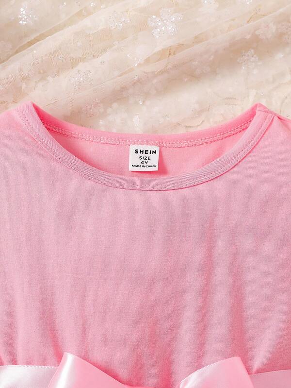 Vestido de malla para niñas pequeñas