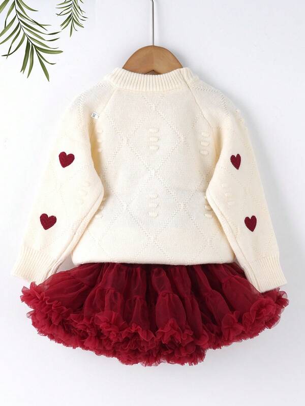 Conjunto de 2 piezas para niñas pequeñas,