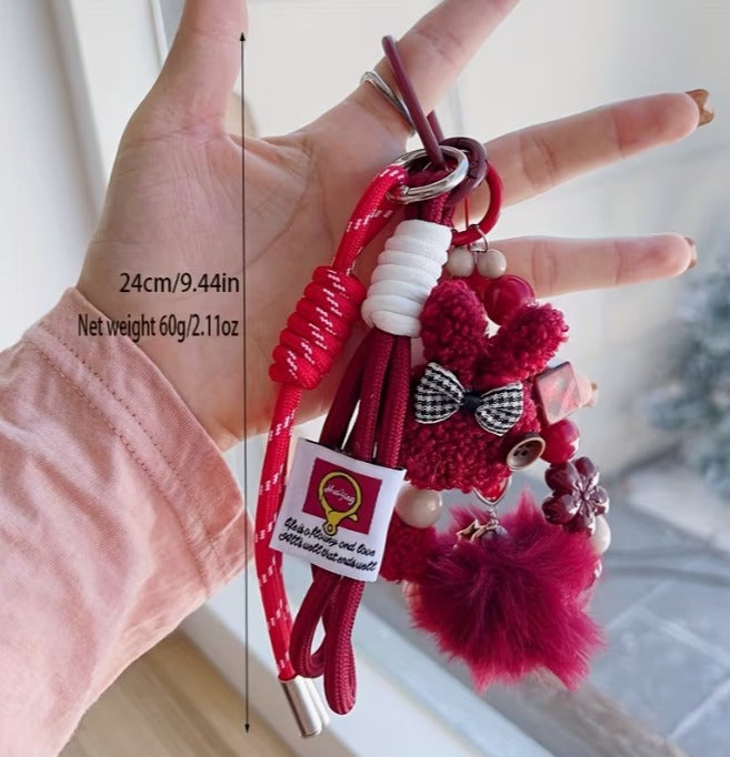 Charm de conejito borgoña