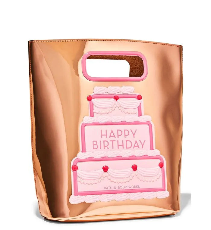 Bolsa Metalizada Happy Birthday de Bath and Body Work