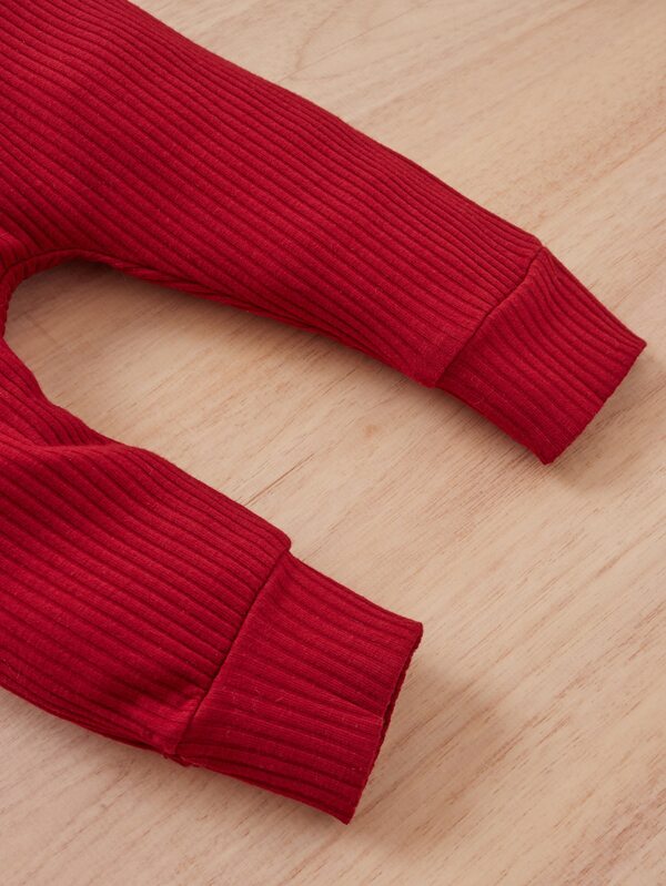 Conjunto de 2 piezas para bebé niña, body y joggers