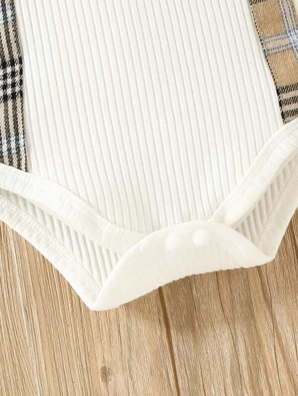 Conjunto de 2 piezas para bebé y niños pequeños, body y shorts