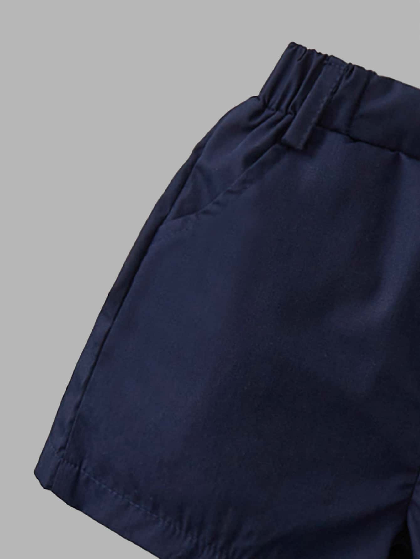 Conjunto de 2 piezas para bebé niño, body y shorts