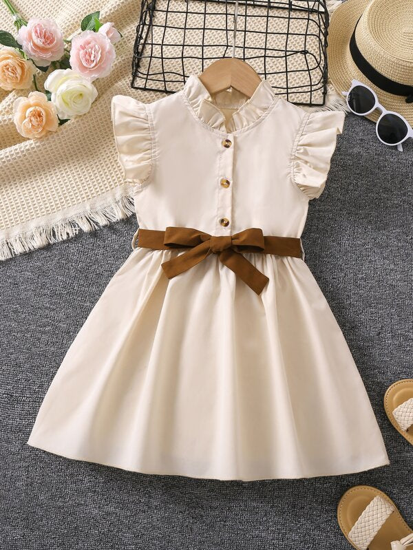 Vestido vaquero para niñas pequeñas