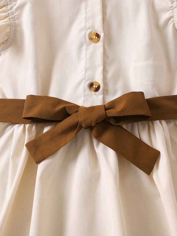 Vestido vaquero para niñas pequeñas