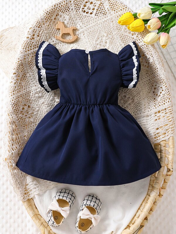 Vestido marinero para bebé niña