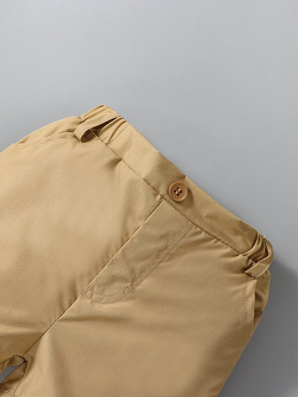 Conjunto de 2 piezas para bebé niño, body y shorts