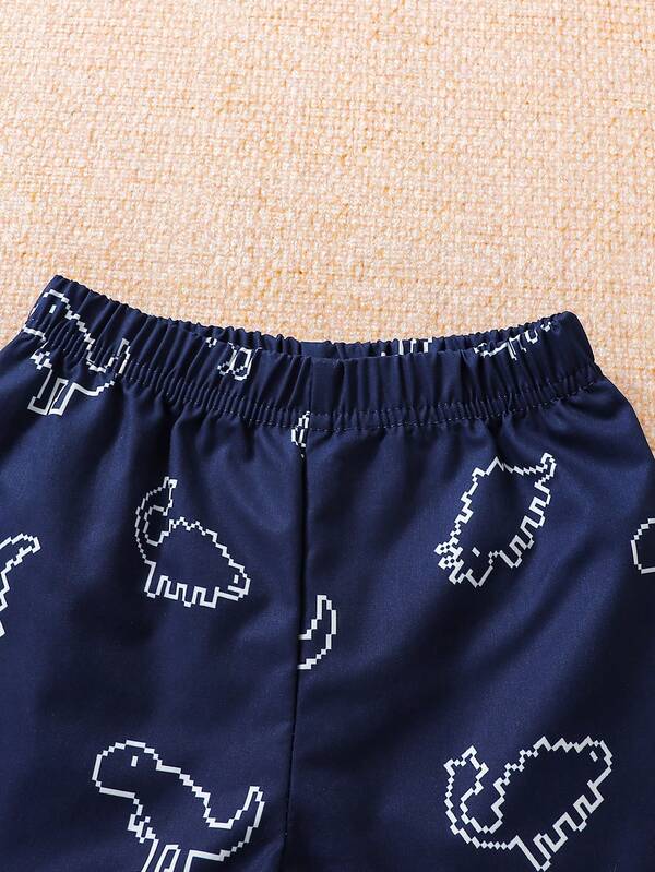 Conjunto de 2 piezas para bebé y niños pequeños, body y shorts