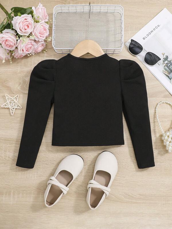Chaqueta para niñas pequeñas con perlitas