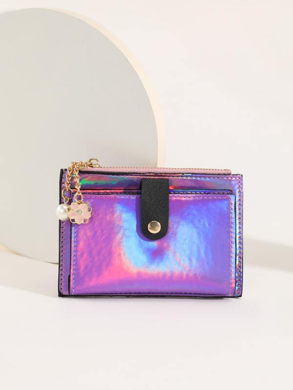 Mini billetera tornasol