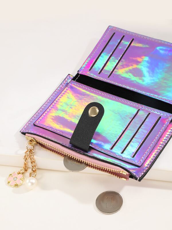Mini billetera tornasol