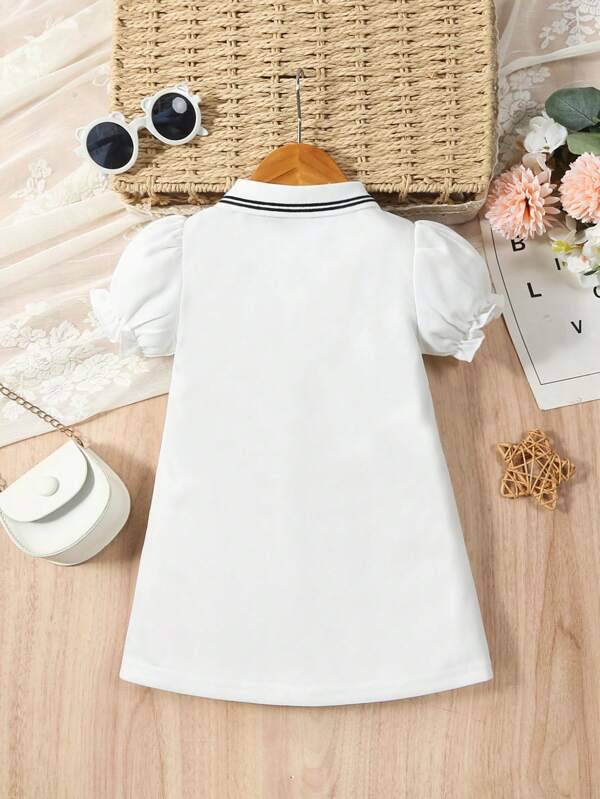 Vestido básico para bebé y niñas pequeñas