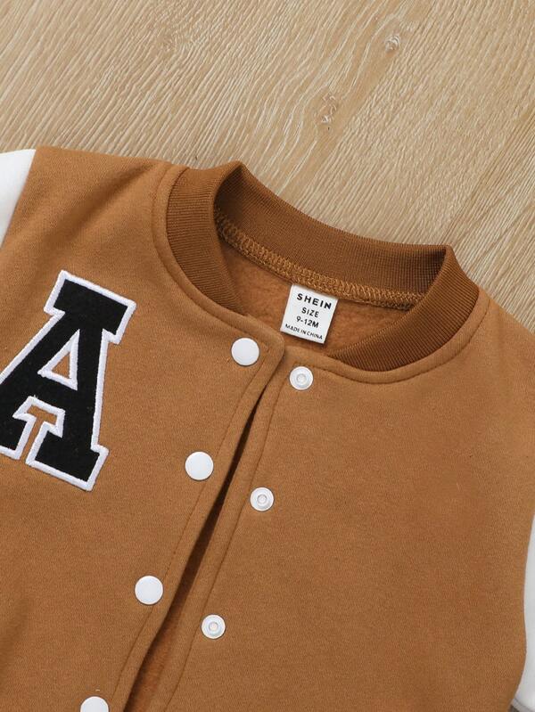 Conjunto de 2 piezas para bebé niños, chaqueta y joggers
