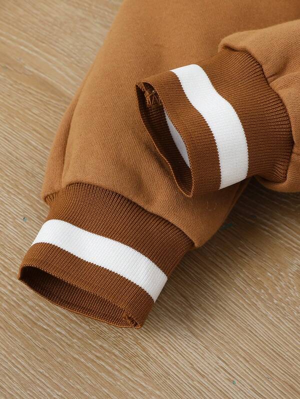 Conjunto de 2 piezas para bebé niños, chaqueta y joggers
