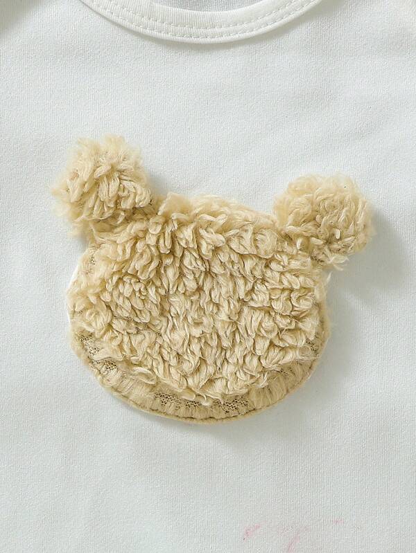 Set de 3 piezas para bebé niña, chaleco, mameluco y gorro