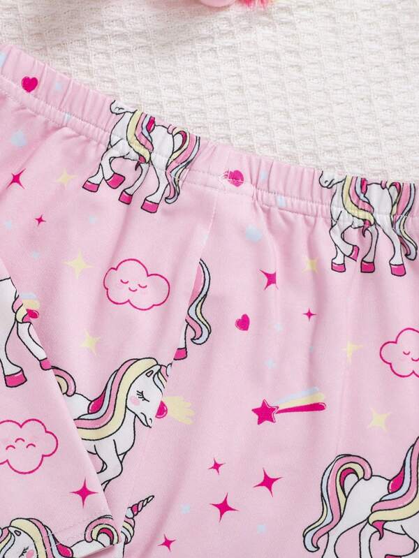 Conjunto de 2 piezas para niñas pequeñas, franela y mono