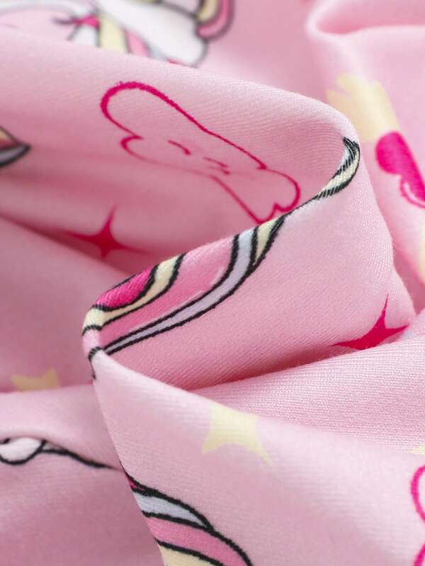 Conjunto de 2 piezas para niñas pequeñas, franela y mono