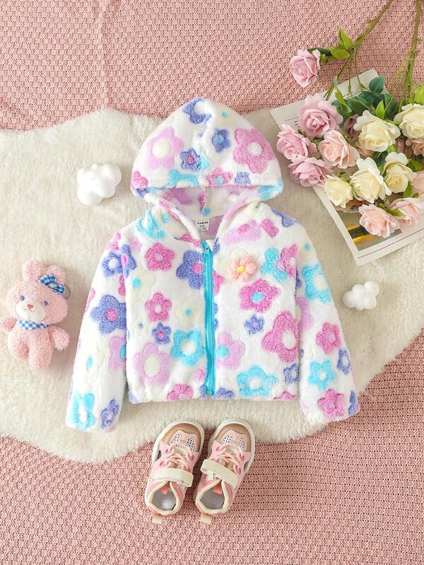 Pulóver de flores para bebé y niñas pequeñas