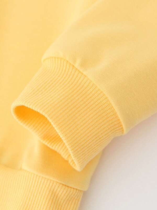 Sudadera de gatita para niña pequeña