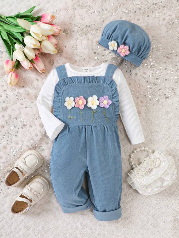 Braga con flores para bebé y niñas pequeñas
