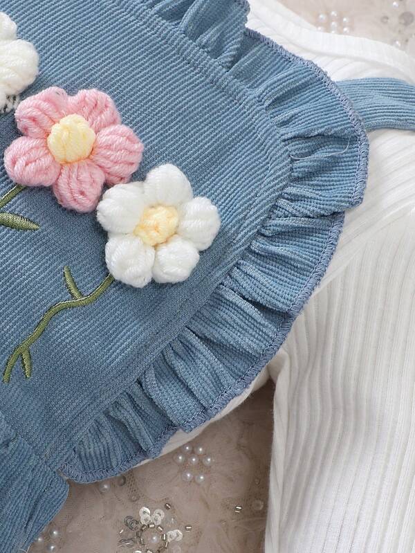 Braga con flores para bebé y niñas pequeñas