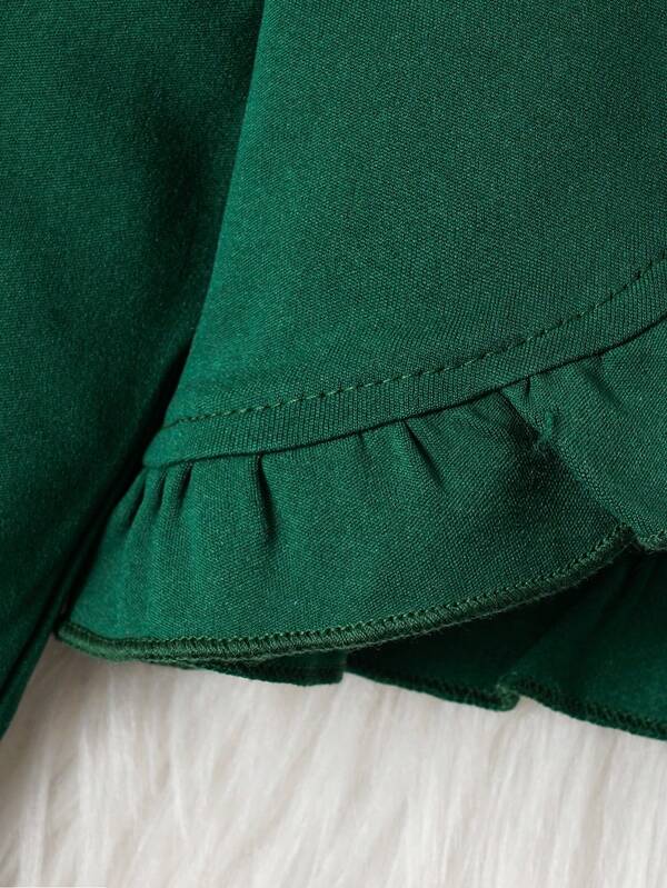Conjunto de 2 piezas para bebé y niñas pequeñas, vestido y chaleco