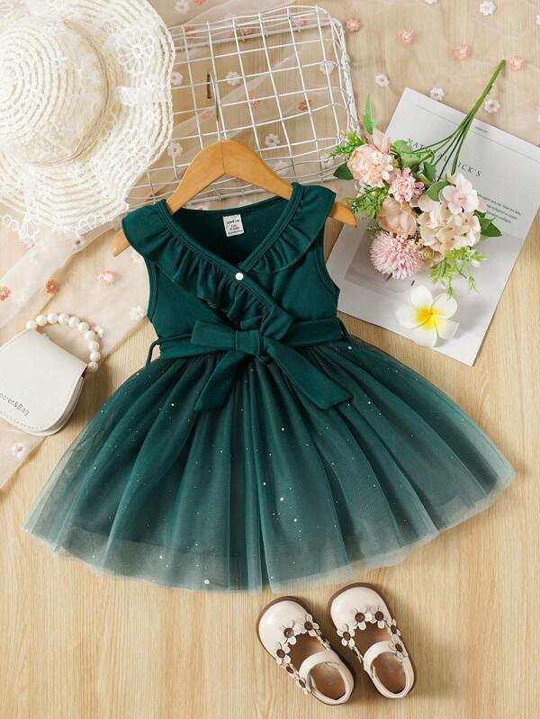 Vestido elegante para bebé y niñas pequeñas