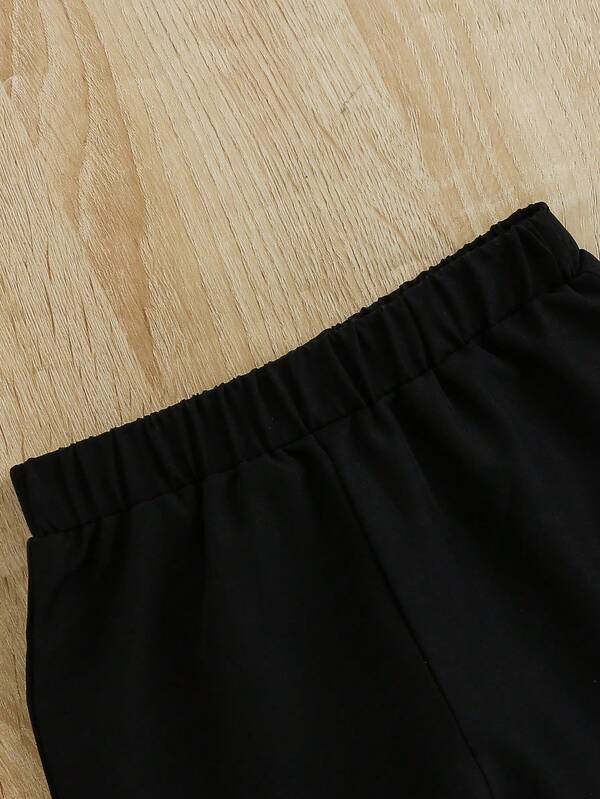 Conjunto de 2 piezas para bebé y niños pequeños, camisa y pantalón