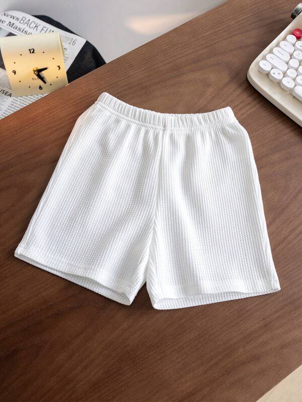 Conjunto de 2 piezas para niños pequeños, camisa y shorts