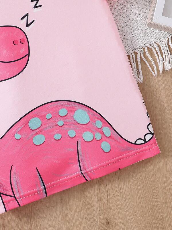 Conjunto pijama de 2 piezas para bebé y niñas pequeñas, franela y short