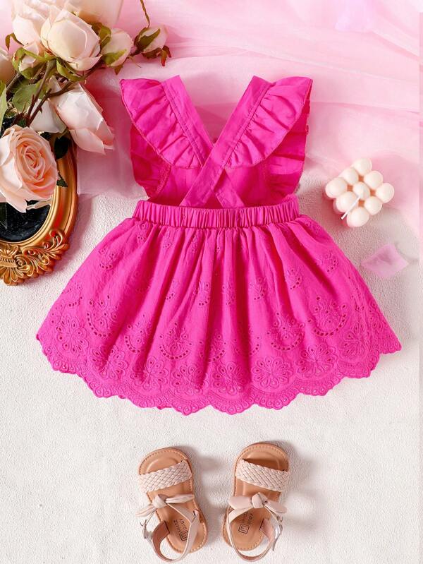 Vestido bordado para bebé niña