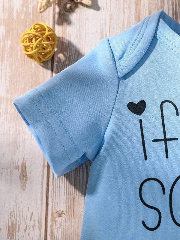 Body con slogan para bebé niño