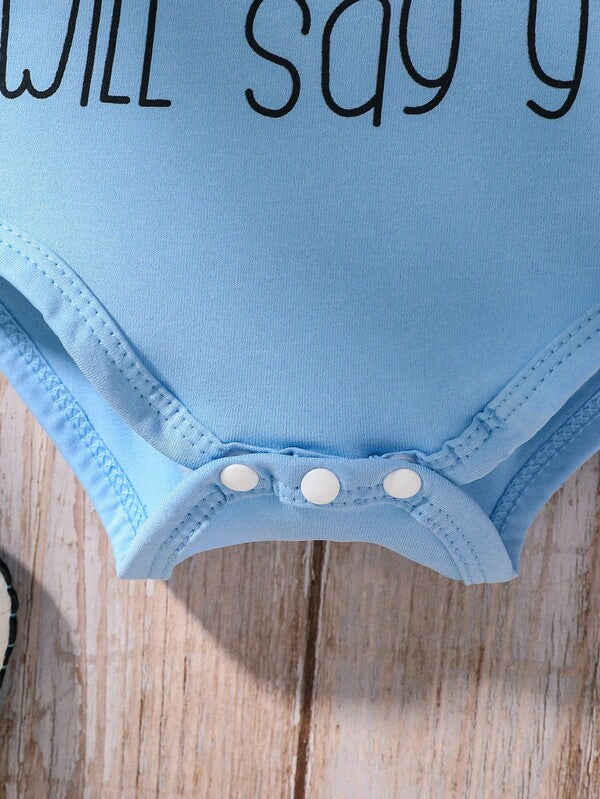 Body con slogan para bebé niño