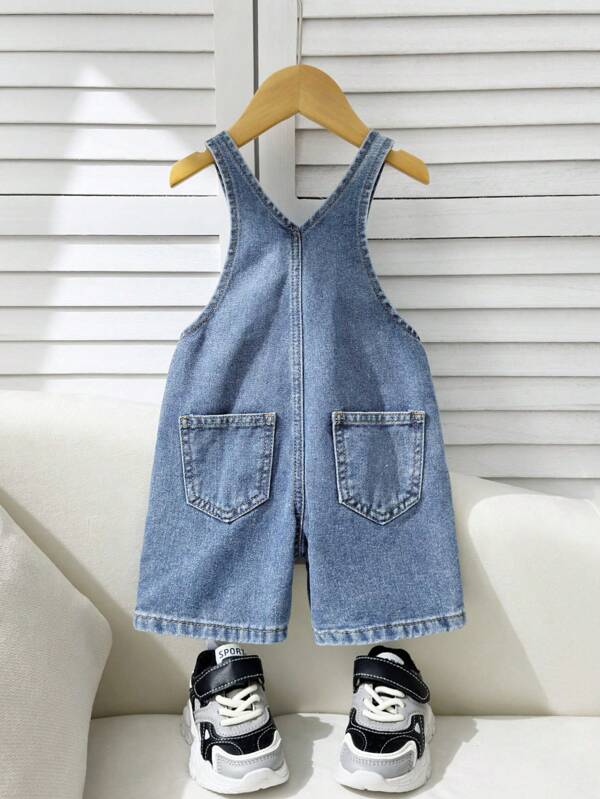 Braga corta denim para bebé y niños pequeños