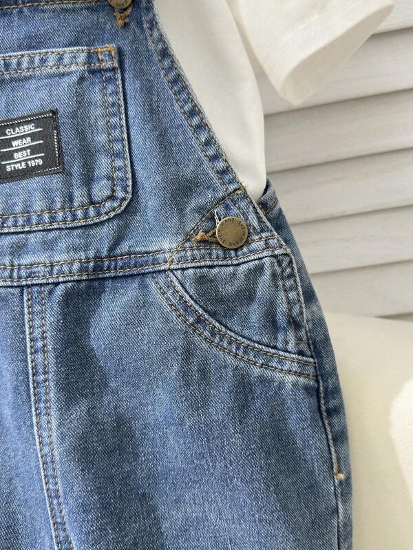 Braga corta denim para bebé y niños pequeños