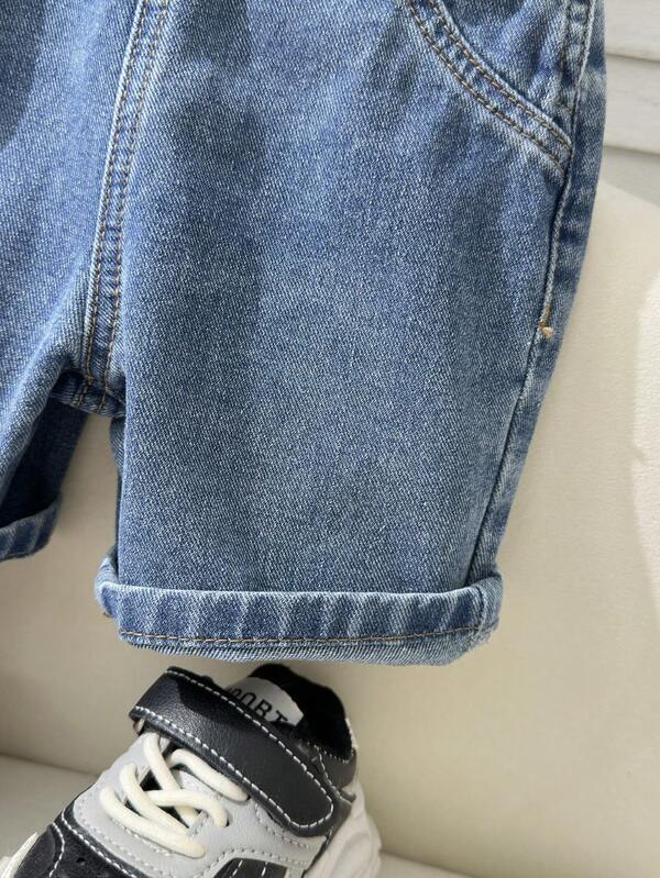 Braga corta denim para bebé y niños pequeños