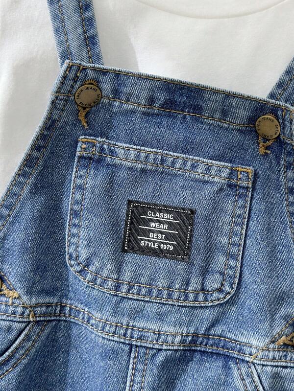 Braga corta denim para bebé y niños pequeños