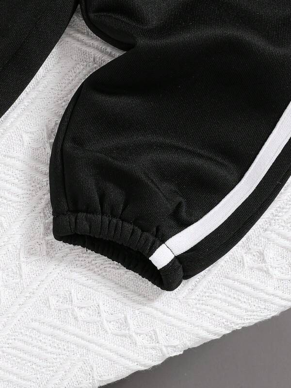 Conjunto de 2 piezas para bebé y niños pequeños, franela y joggers
